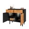Manhattan Comfort Liam Sideboard in Black and Wood SB-311AMC247 - alternate 7